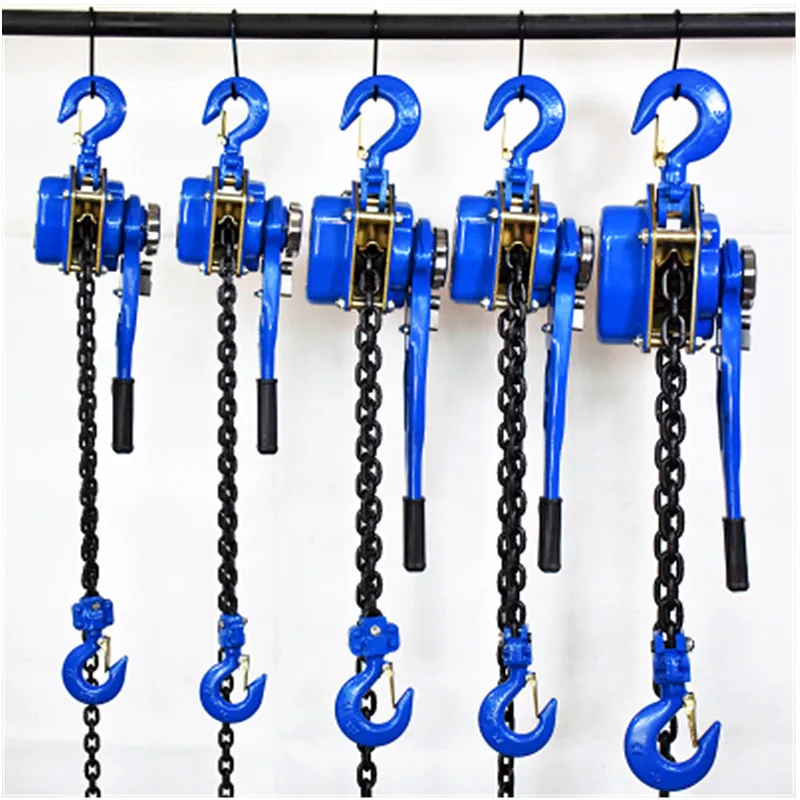 

Hand Chain Hoist 0.75 ton 0.8 ton 1 ton small portable manual hanging hoist hand tensioner tightener