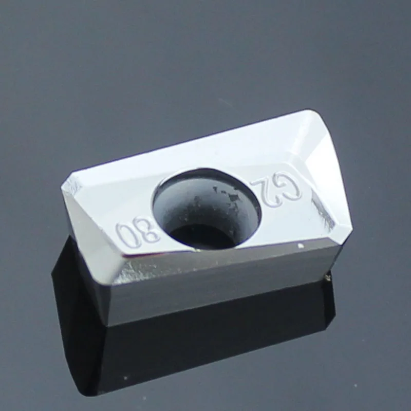 Outil d'insertion de fraisage de mamelon APGT1604PDFR, outils CNC, APight1604 R0.8, métal sans alumine, alliage d'aluminium, cuivre, plastique, 10 pièces