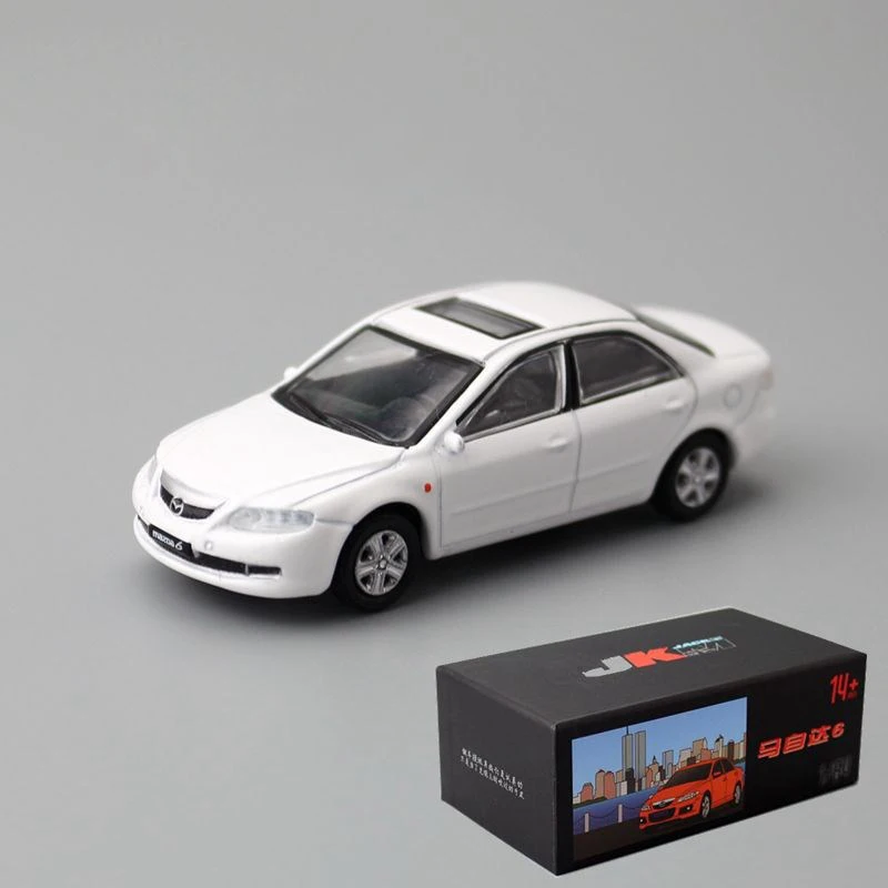 1:64 JKM Mazda 6 Alloy Car Static Model Vehicles For Collectibles Gift