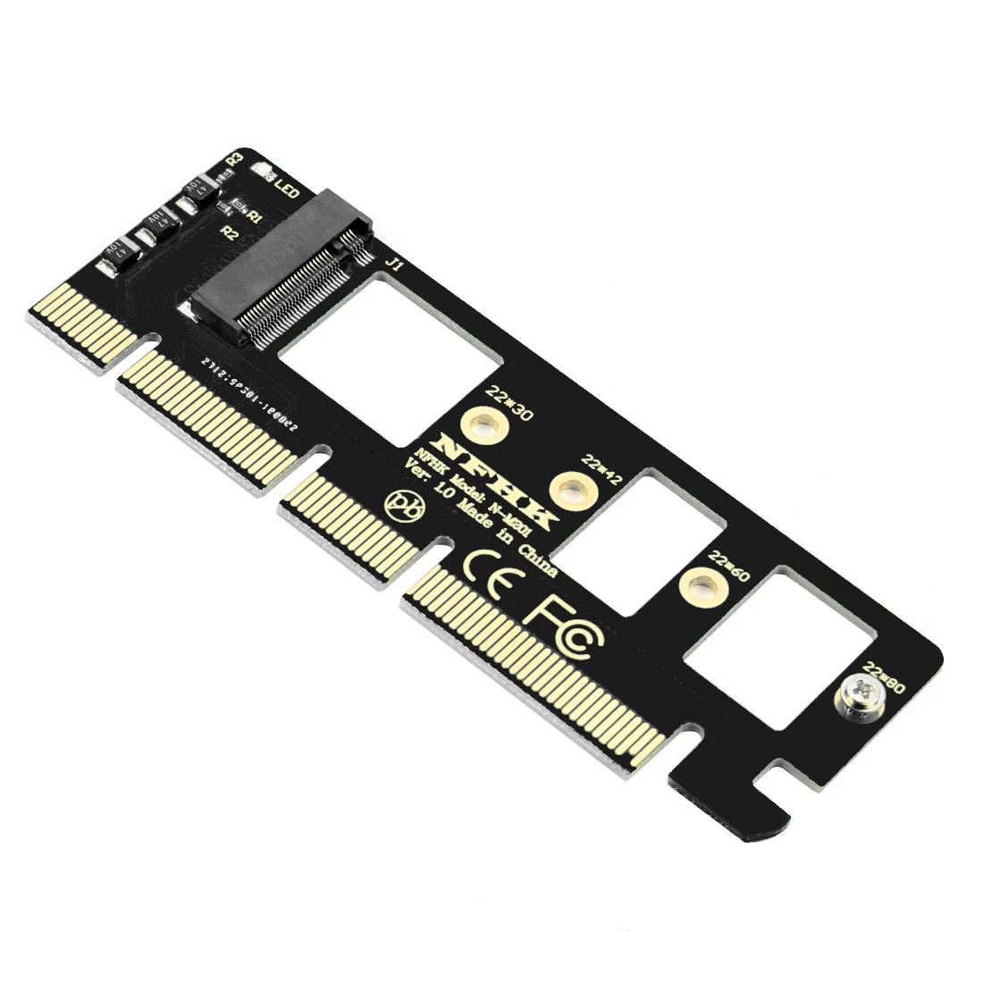 

Переходник PCIE/M.2 для NVME для XP941 SM951 PM951 A110, преобразователь PCI-E PCI Express 3,0 16x x4 в M Key M.2 NVME AHCI SSD