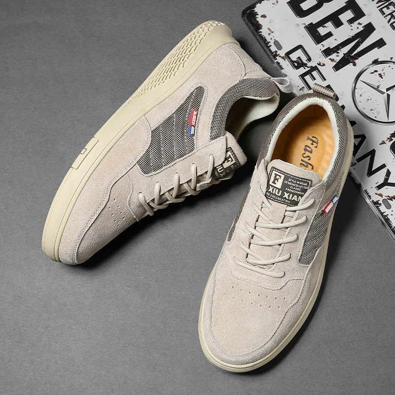 Men Shoes Fashion Mesh Loafers Breathable Summer Lace Up Non-slip Comfortable Casual Outdoor Sneakers Zapatos Hombre Manlootai