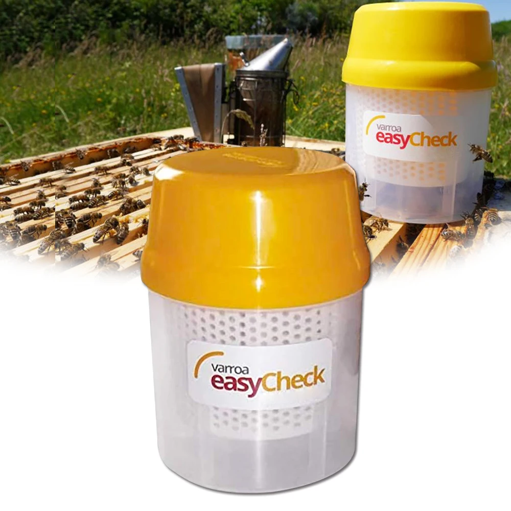 Varroa Mite Monitoring Easy Check Varroa Mite Killer Shake Mite Bottle Hive Tool For Beekeeper Beehive Bees Beekeeping