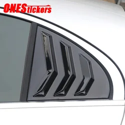 For Mercedes Benz C Class W206 C200 C220 C260 C300 2022+ Car Accessories Rear Door Window Louver Triangle Shutters Cover Trim