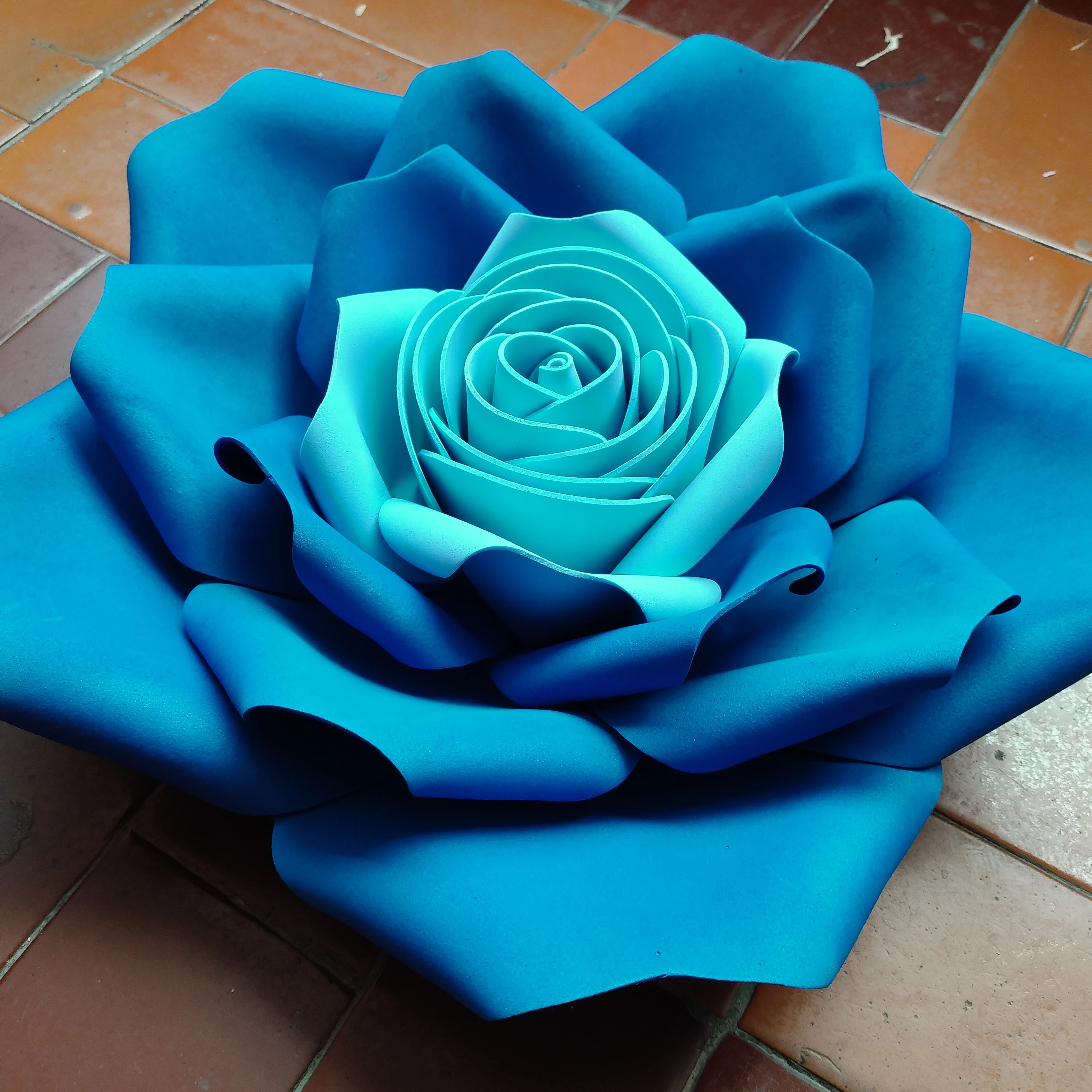 10-30cm finished flower 3d handmade flower foam flower wedding decoration background flower party supplies