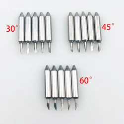 15pcs Dia 3mm 30/45/60 Degree Plotter Blades Vinyl Cutter Knife for Cricut Joy Blade