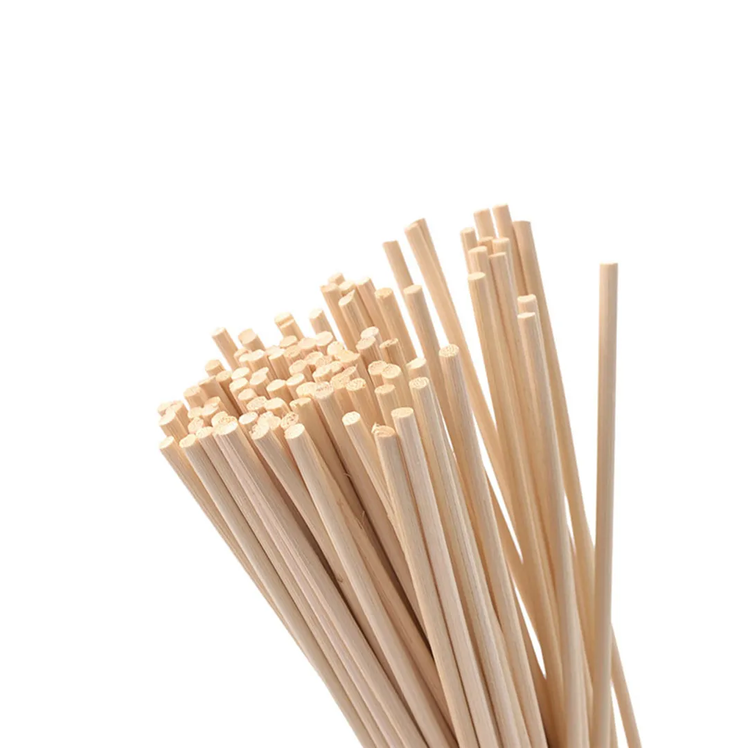 1000/2000pcs 24cmx3mm Nature Rattan Reed Diffuser Sticks Home Fragrance Replacement Refill Rattan Sticks for Home Decoration