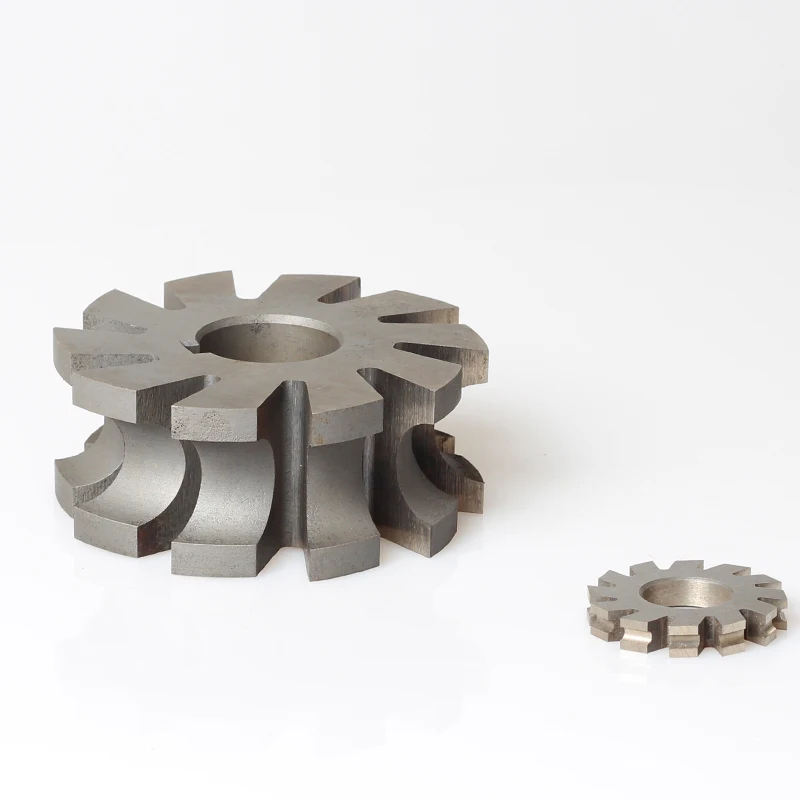 High speed steel concave semicircle milling cutter, arc milling cutter, 45mm-75mm diameter, concave Radius milling cutter