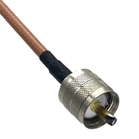 RG142 koaxialkabel med UHF PL259 till PL 259 koaxialkontakter 50 ohm för CB-radioantennanalysator, dummy load SWR-mätare, amatörradio 12 best sales pl 259 - №4