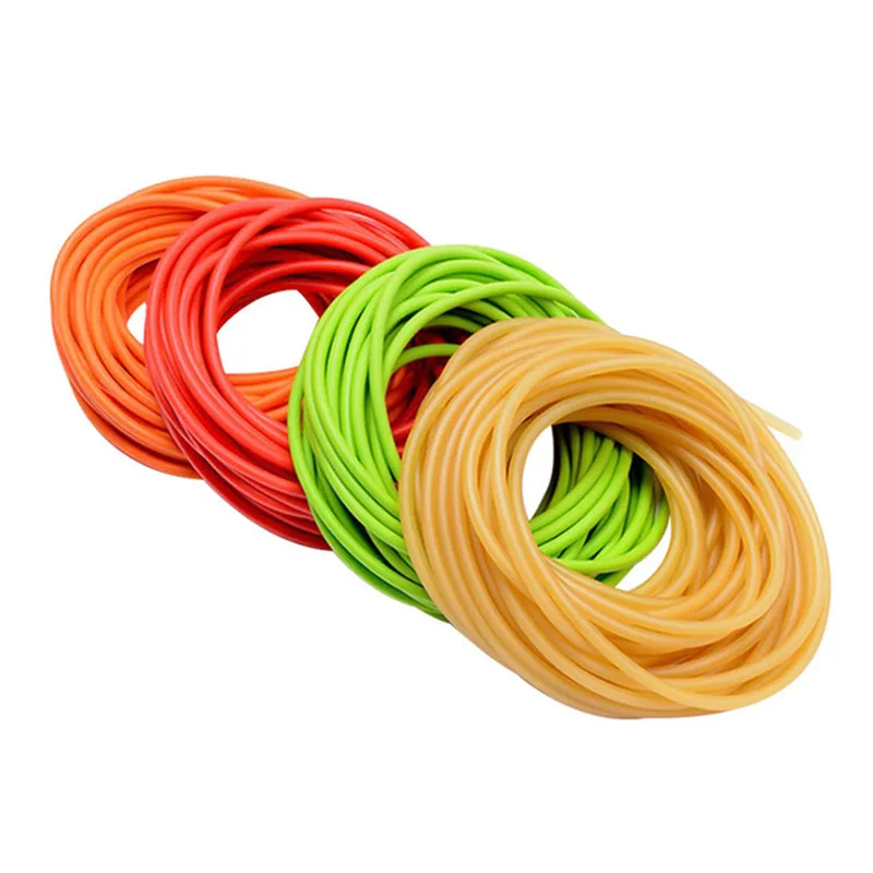 1M 2M 5M Slingshot Hollow Rubber Band Rope Use for Slingshot Catapult Latex Tube Outdoor Hunting Accessories