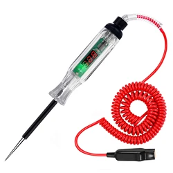 AWBLIN Automotive Test Light Digital LED Circuit Tester, DC 2.6V-32V Auto Electric Tester Light Tool with Voltmeter and Probe fo