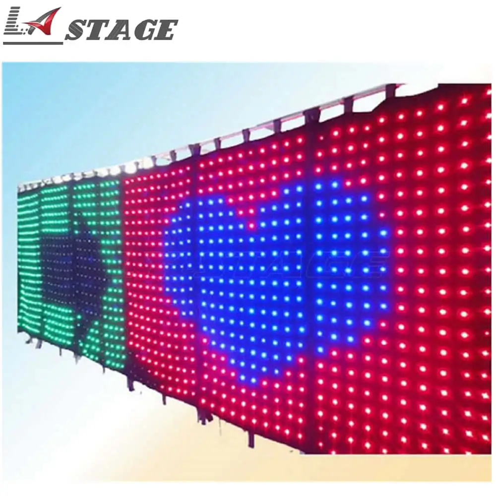 

3M*4M P10 LED DJ Video Curtain RGB DMX Stage Lights Led Light Effect Led Party Light Disco Lighting