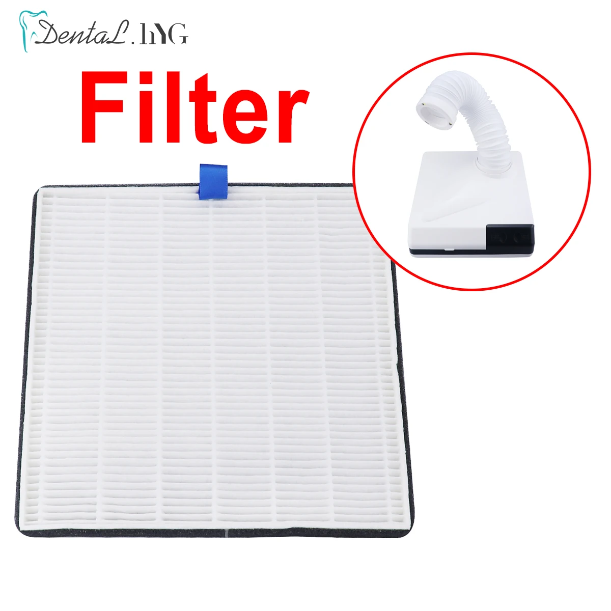 1 Piece of Filter for Dust Collector Machine Vacuum Cleaner for Art Nail Dental Lab Working