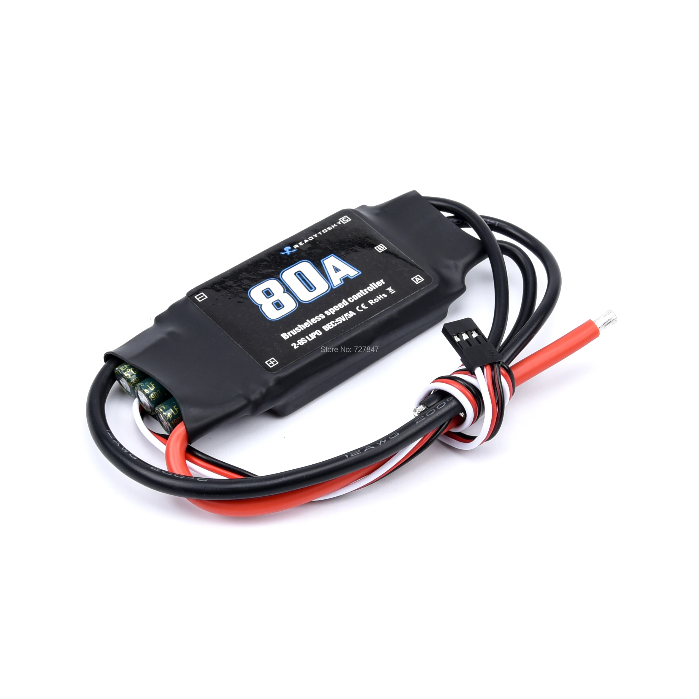 New 80A 2-6S ESC Brushless ESC Speed controller for RC Airplane Helicopter R7RB FPV Helicopter Drone