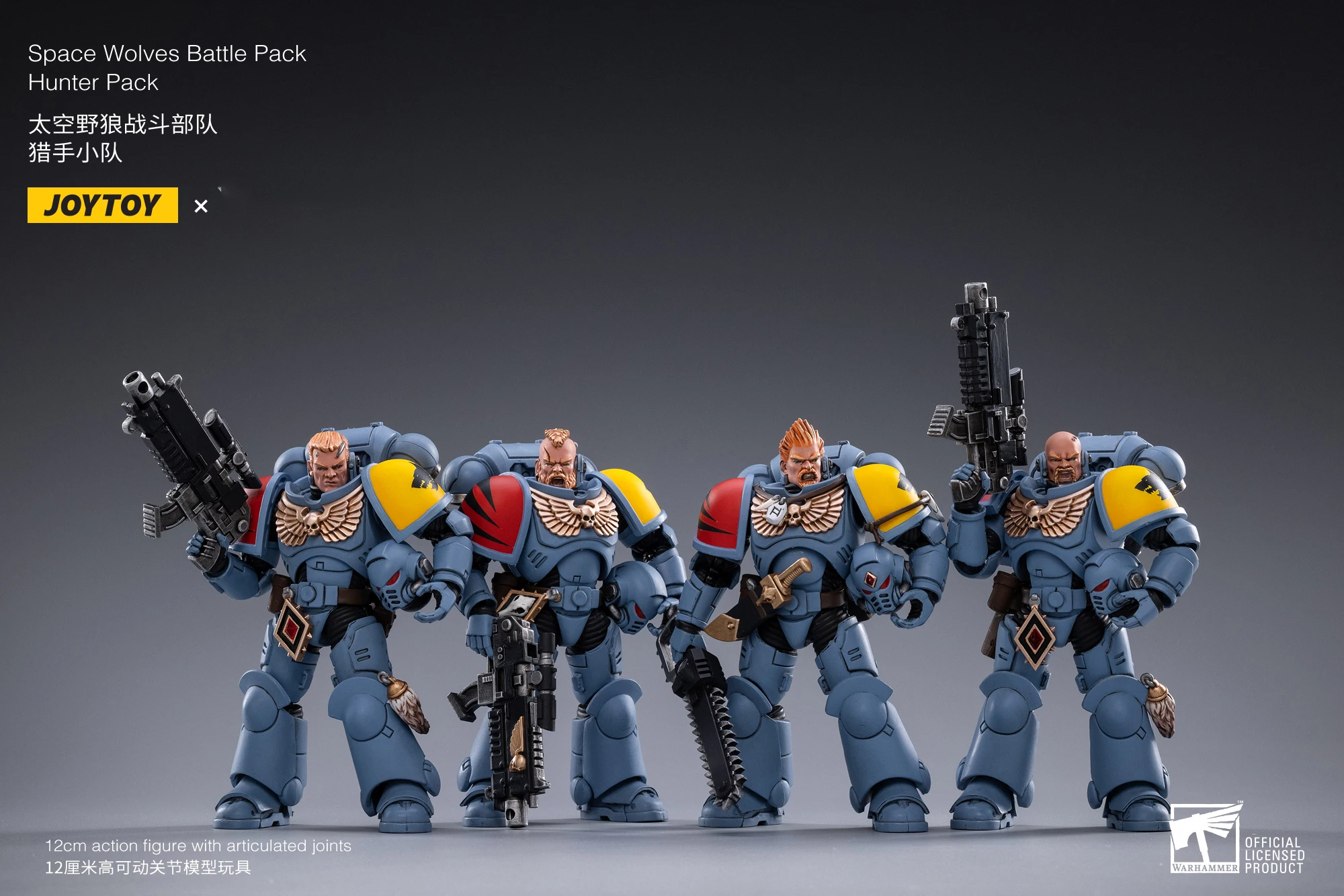 IN STOCK  1/18 Soldier Space Wolves Battle Pack Hunter Squad Action figure model