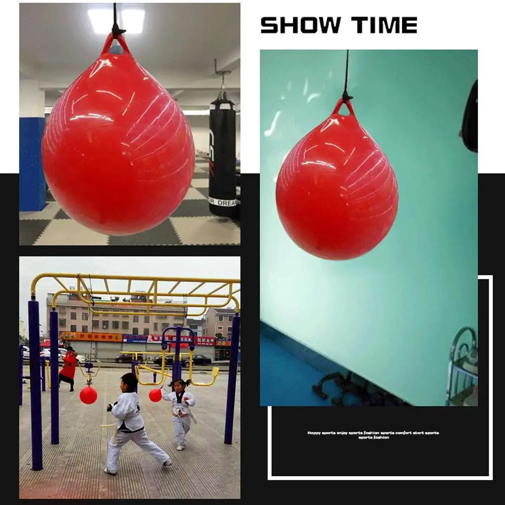 Water Heavy Bag With Water Injector Hook Sling Heavy Bag Water Punching Bag For Household Hanging Boxing