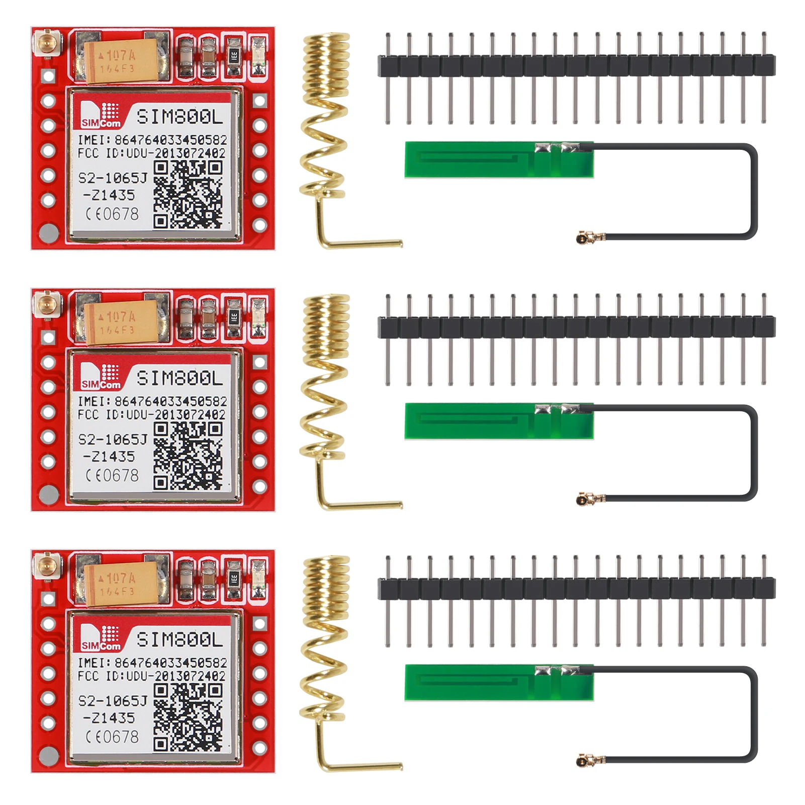 SIM800L GPRS GSM وحدة مايكرو سيم بطاقة النواة رباعية النطاق TTL المنفذ التسلسلي هوائي PCB اللاسلكية واي فاي مجلس لاردوينو هاتف ذكي