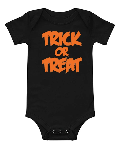 Funny Halloween baby bodysuit Newborn Baby Costume Black white Short Sleeve Boys Baby Girl Clothing for gift