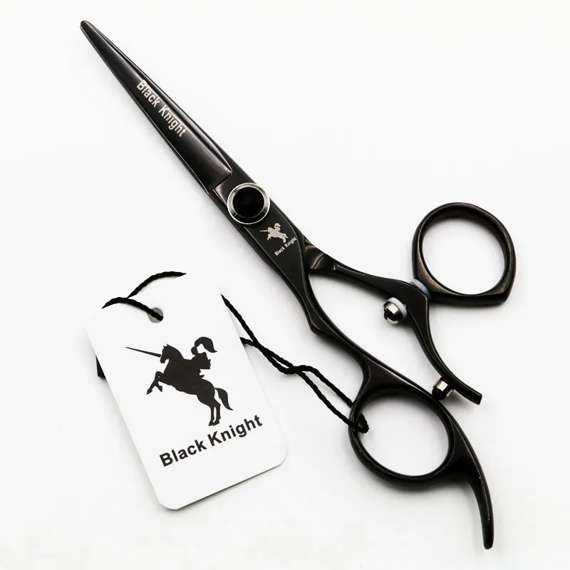 

Black Knight 5.5 inch swivel left handed Cutting Scissors Hair Professional barber Hairdressing Scissors rotary haircut shears