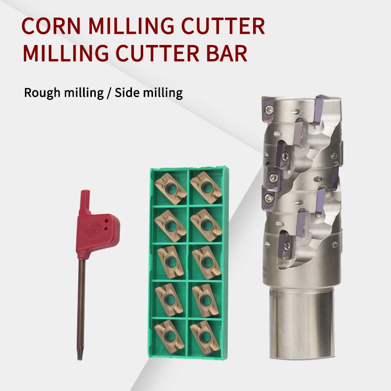 

CNC Corn Milling Cutter Machining Center Milling Cutter Bar D20/D32/D40/D50-AP11/16 120-150mm for Carbide Insert APMT1135/1604