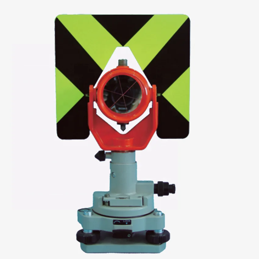 Heipoe TPS17-2 Optical único Prisma Set Tribrach Adapter Surveying Equipment Prism System Para A Estação Total