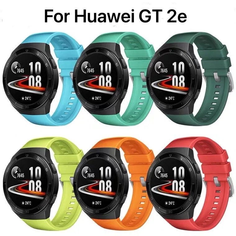 

22mm Silicone strap for Huawei watch GT 2e original replacement watchband for Huawei GT 2e soft Sport silicone strap