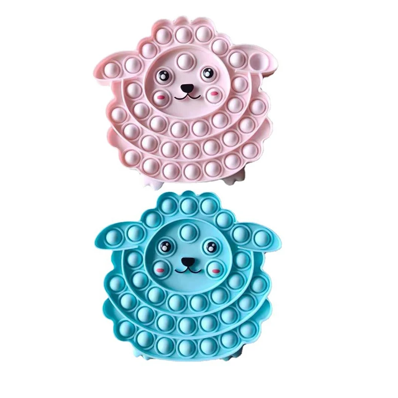 Fidget Toys Anti Stress Relief Toys Relief Gift for Kids Adults Kawaii Simple Dimple Cute Sheep Shape Autism Special Need