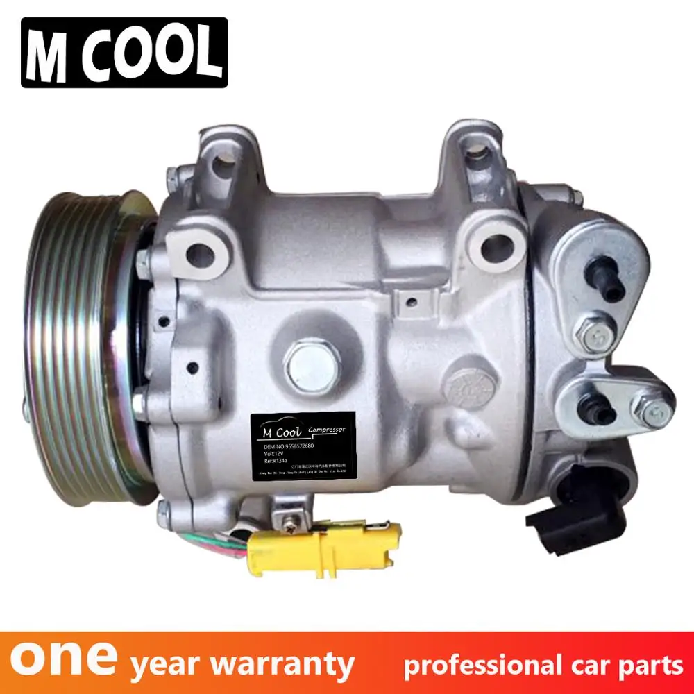 New Auto AC Compressor For Peugeot 407 For Citroen C5 Air Conditioner Compressor 9656572680 9663315480 9670022180 9660555280