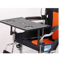 Wheelchair Lap Tray Table Accessories with Cup Holder Medical Portable Child Chair Universal Trays Desk Fit for Manual Powered o
