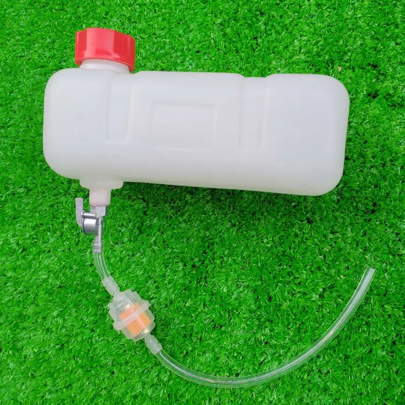 Fuel tank assembly w/ cock for Chinese 1E40F 1E43F 445F 2 stroke petrol engine 142F 142FB filter cap valve cock tap pump parts