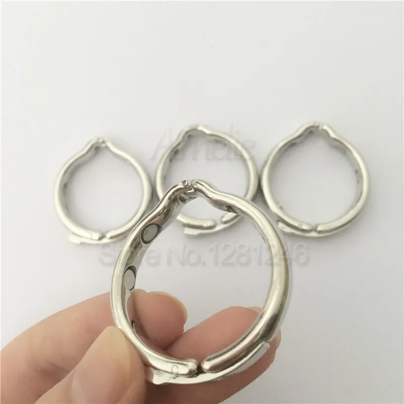 Magnet Cock Ring Metal Foreskin Correction Penis Ring,Adjustable Size Glans Physiotherapy Ring,Male Circumcision Ring V Type