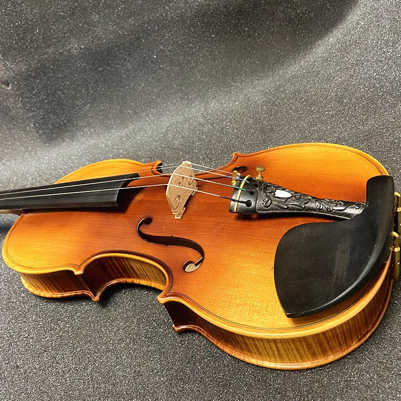 SONG master 4/4 Flamed Violin handcrafted Fiddle One Piece back 4/4 Violin,Loud and nice sound