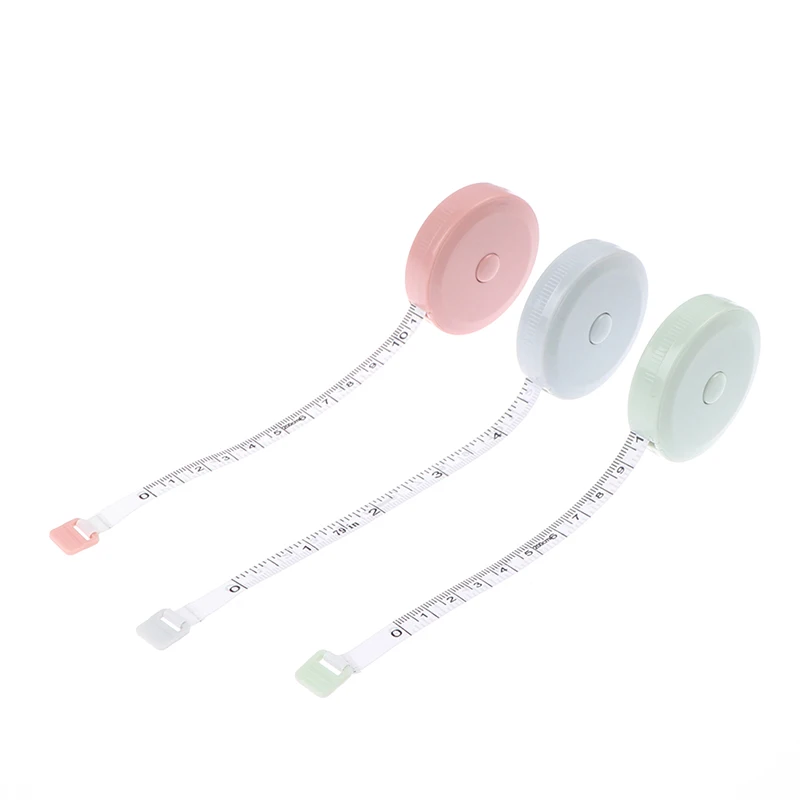 1pc 150cm/60" Tape Measures Portable Retractable Ruler Children Height Ruler Centimeter Inch Roll Tape