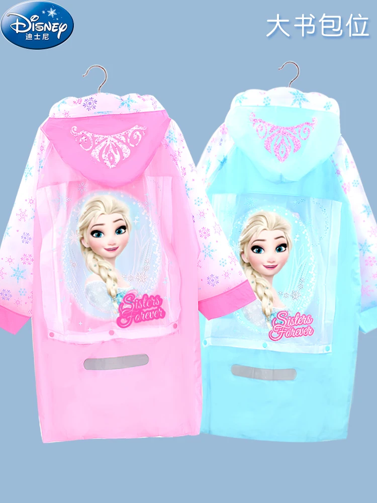 Impermeabile per bambini Disney cartoon poncho congelato Elsa mickey minnie impermeabile borsa da scuola per bambina bit impermeabile per studenti