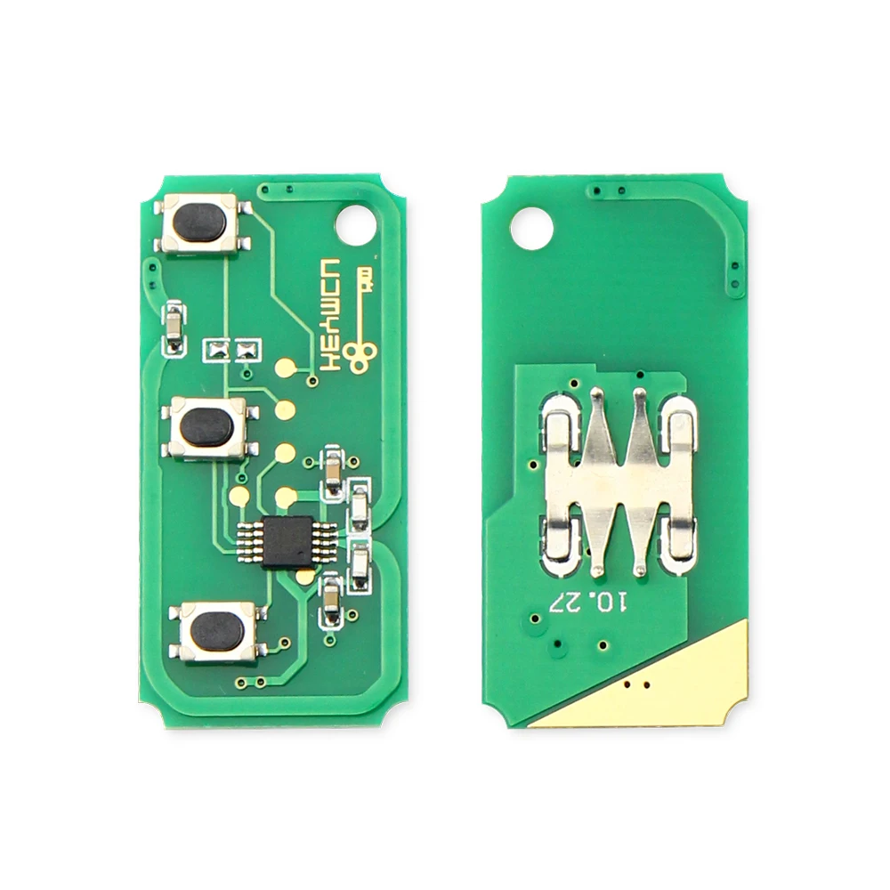 KEYYOU Chiave di Vibrazione 3 Bottoni CHIEDERE A Distanza di Vibrazione Chiave Elettronica Circuit Board 433MHz Con Il Circuito Integrato di