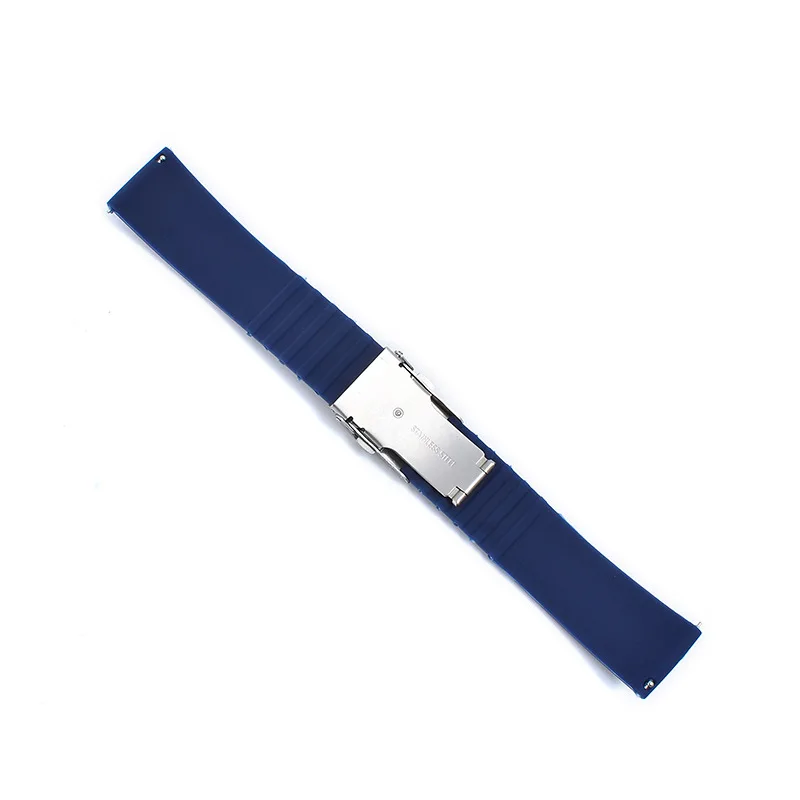18mm 20mm 22mm 24mm Quick Release Korn Silikon Uhrenarmband für Universal Uhrenarmband Sport Wasserdichtes Gummi-Uhrenarmband – Detail 19