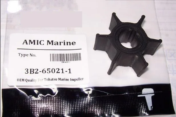 M9.8B IMPELLER FOR TOHATSU M/MFS6 M8 MFS9.8A3 NISSAN NS/NSF8 HANKAI HIDEA T/F9.8 6,8,12HP OUTBOARD MARINE WATER PUMP 3B2-65021-1