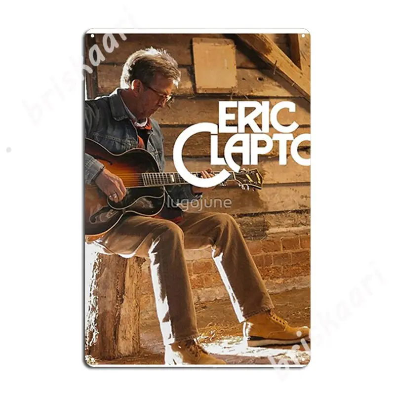 Eric Clapton Sit Metal Signs Wall Mural Cinema Custom Mural Painting Tin sign Posters