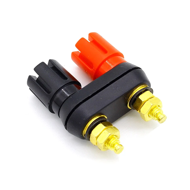 Banana plugs Couple Terminals Red Black Connector Amplifier Terminal Binding Post Banana Speaker Plug Jack