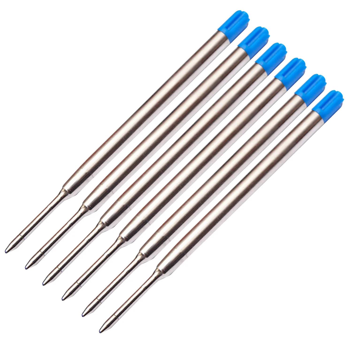 볼포인트 미디엄 포인트 펜 리필 교체, 파커 펜, 학교 사무실 문구 용품, 0.7mm, 6 개