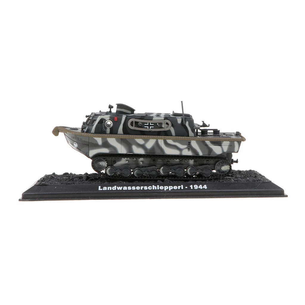 1/72 Scale Alloy German Landwasserschlepper I WWII Tank Model Toy Gift