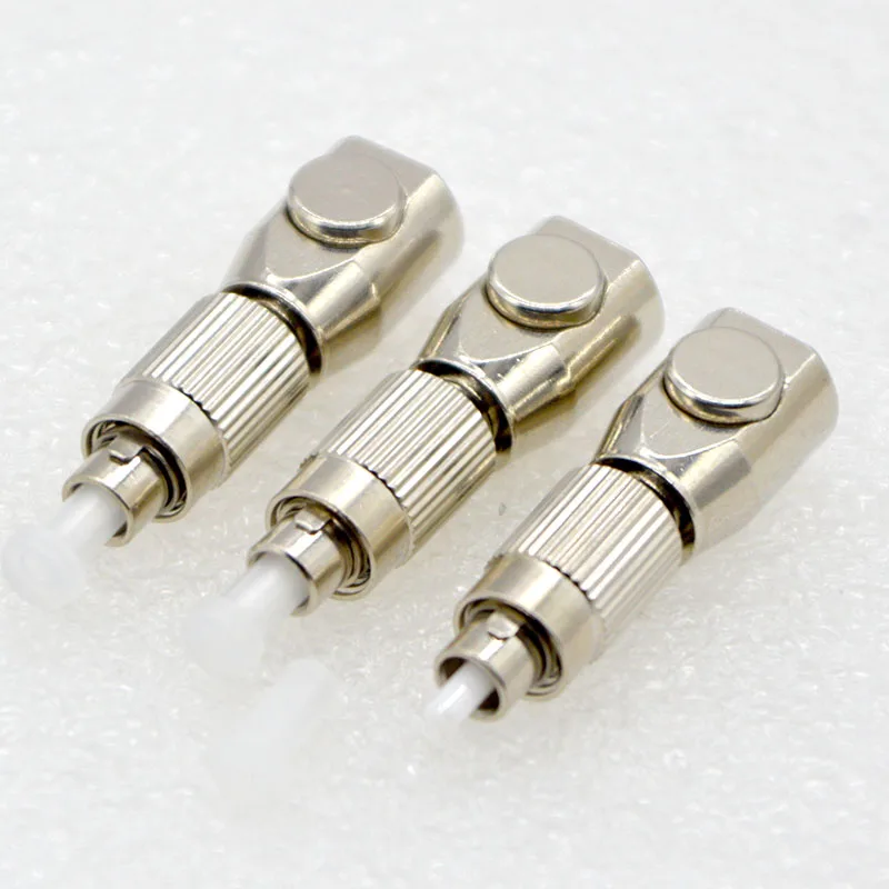 

10pcs NEW Optical Fiber Connector FC Round Bare Fiber Flange Temporary Adapter OTDR Test Coupler Free Shipping to Russia