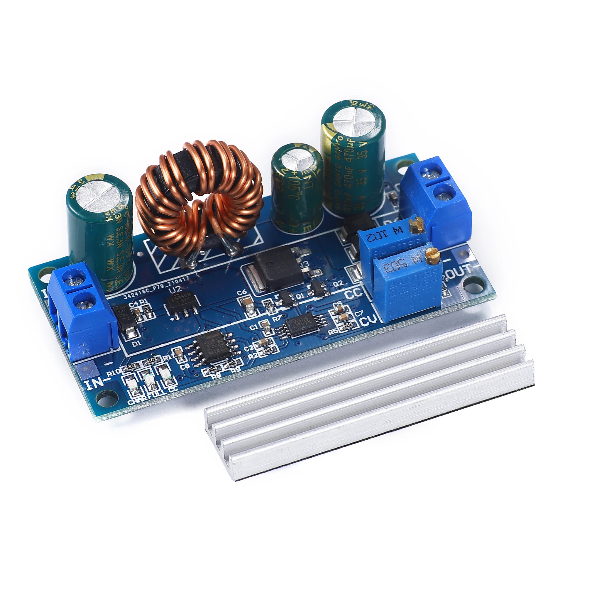 CC CV Adjustable 3A 35W DC 5 -30V to DC 0.5 -30V Step Up Down Buck Boost Converter Power Supply Module Voltage Regulator