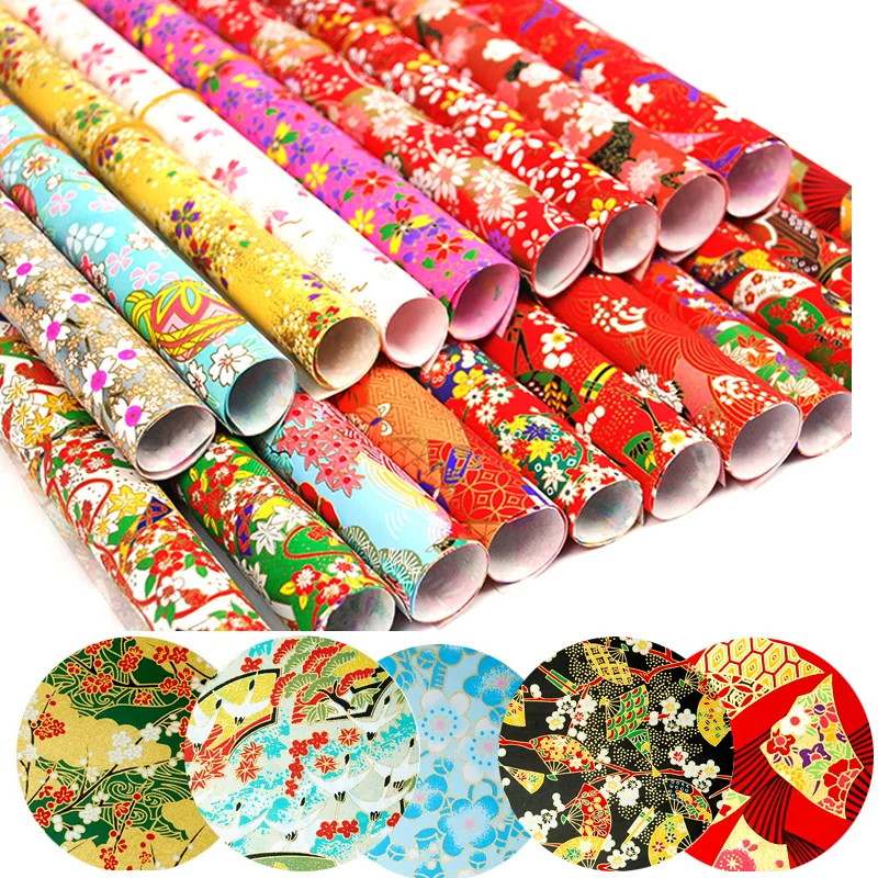 42x58cm Big Size Origami Japanese Paper Chiyogami Wrapping Gift Craft Paper DIY Creative Art Paper Doll Box Decoration