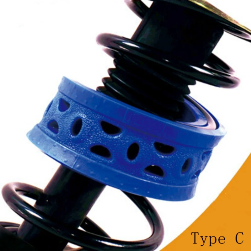 C-Type Car Rubber Buffer Shock Absorber Spring Bumper Power Cushion Buffer Shock Absorption Protect Suspension