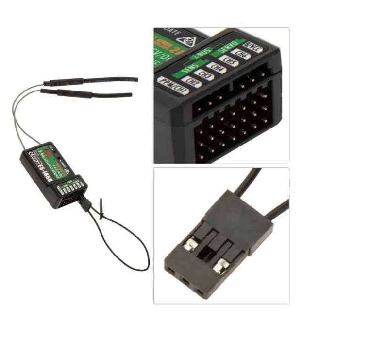 FLYSKY-IBus استقبال ميناء ، 2.4G ، 6CH ، PPM الإخراج ، FS-i6 ، FS-i10 ، I6X ، I6S الارسال ، RC الطائرة بدون طيار ، طائرة ، هليكوبتر