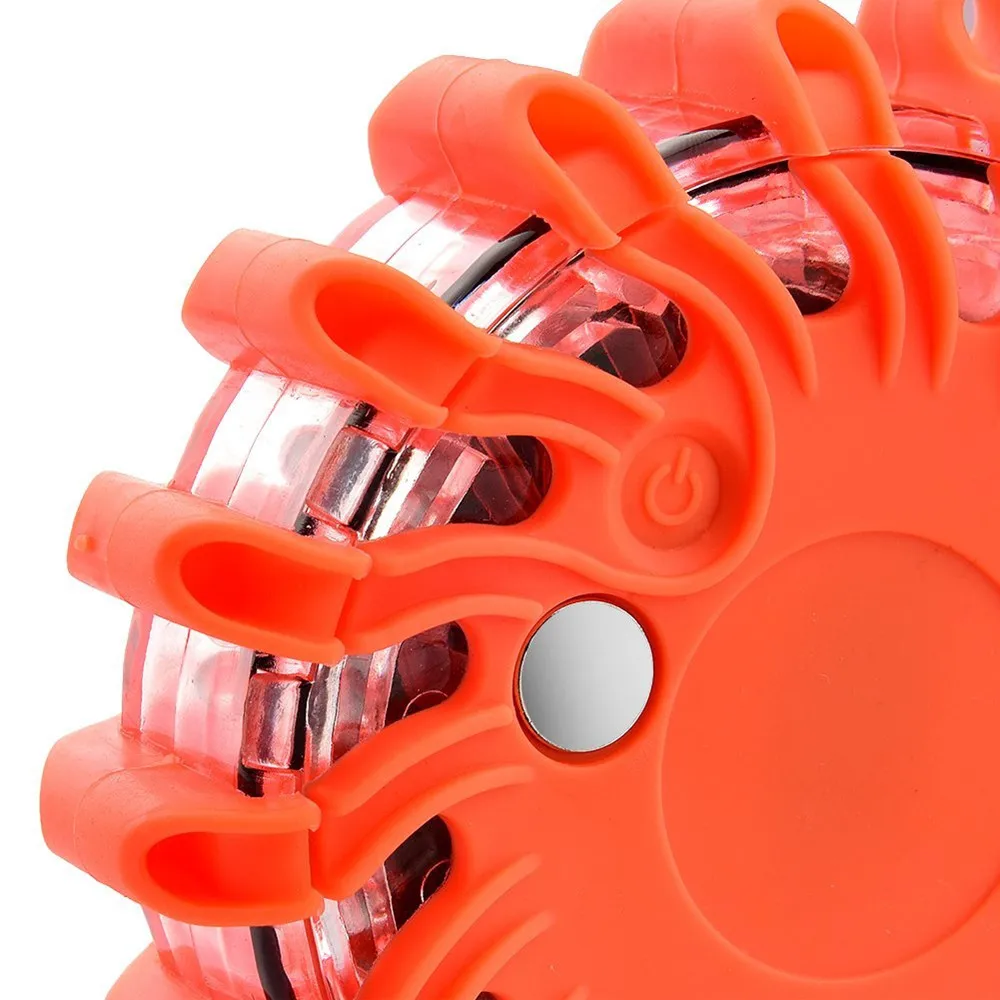 USB Rechargeable Magnetic Emergency Roadside Safety Light IP44 Road Flares Rescue Light LED Strobe Warning Light Car Beacon Lamp