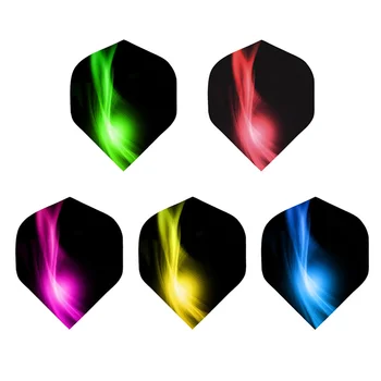 Darts Flight 15 Stück/5 Satz Professionelle 2D Dart Flight Color Aurora Tail Dart Zubehör Großhandel Dardos Flechette
