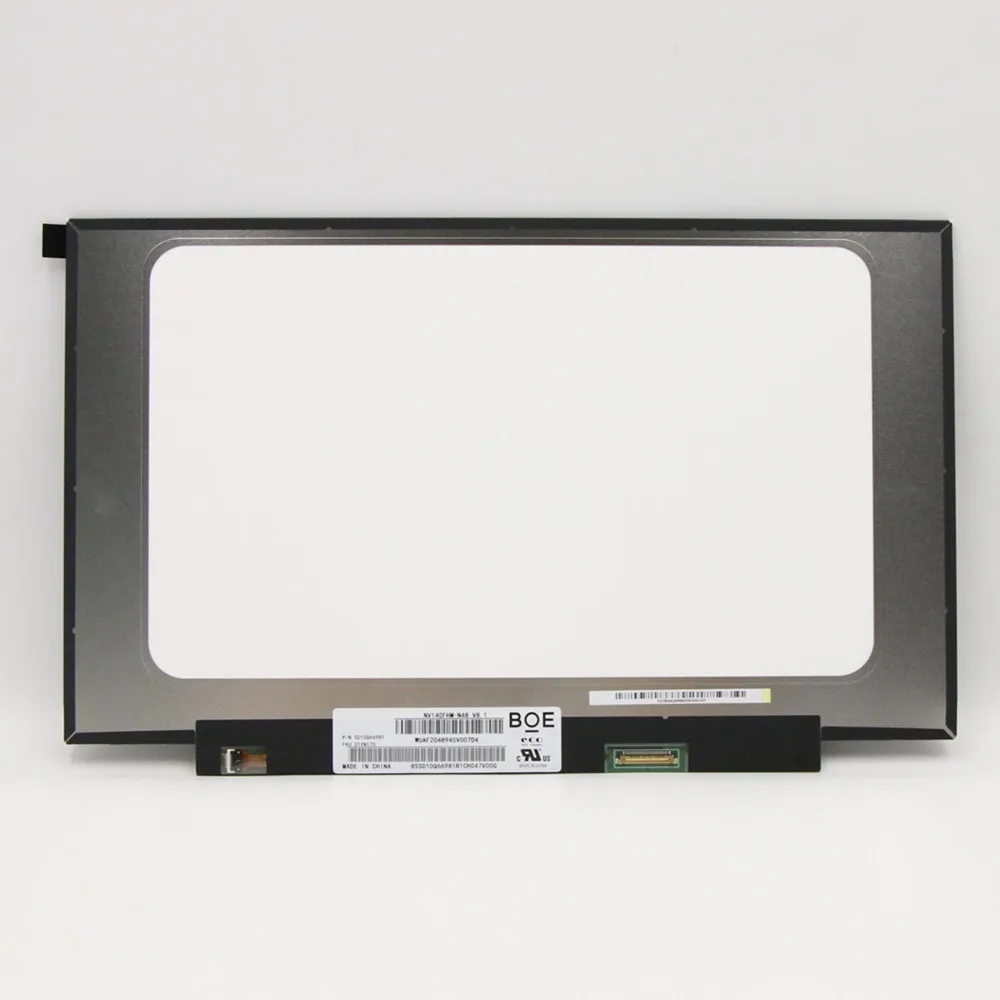 Imagem -02 - para Lenovo Thinkpad T490 E490s T495s P43s P14s T14 Gen Fhd 1920*1080 Ips Tela Lcd 01yn170 01yn131 02dl762 02hl712