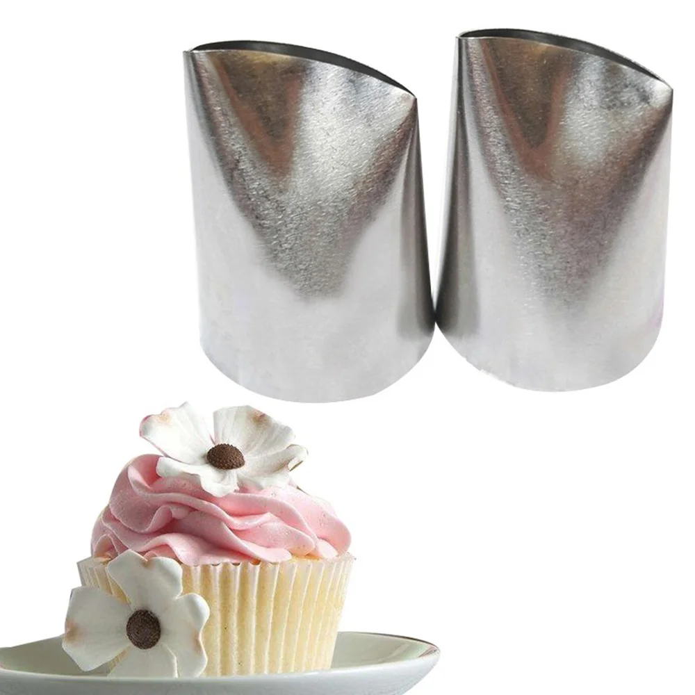 Stainless Steel Icing Piping Cake Nozzles, Cream Decoration, Pastry Tips, Dessert Decorators, Rose Flower, Large Size, #874