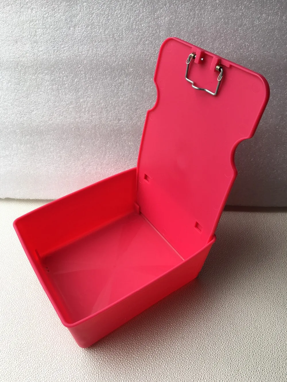 Caja de trabajo para laboratorio Dental, bandeja con soporte de Clip, Color rojo, nuevo, 1 unidad